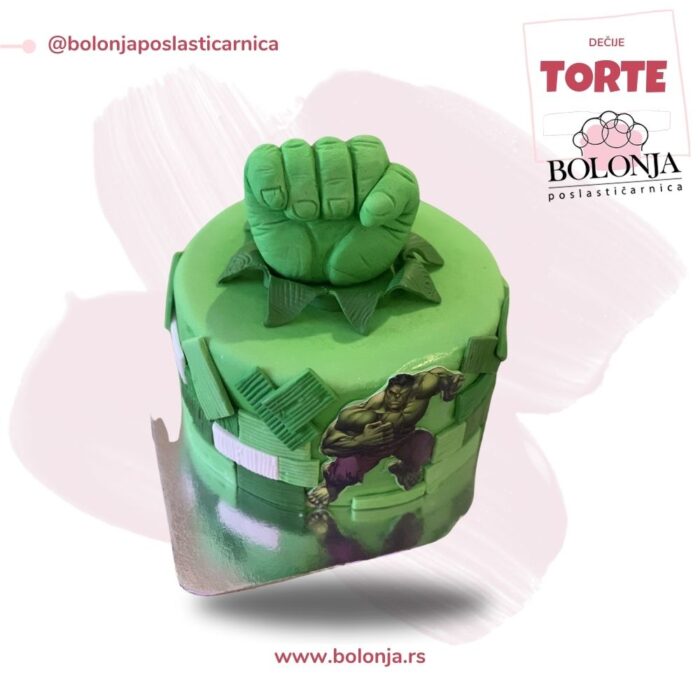 Torta Hulk junak Torta Hulk junak