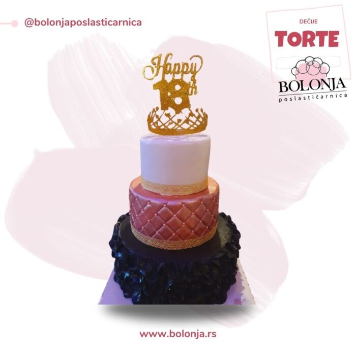 Torta za 18 rođendan ženska