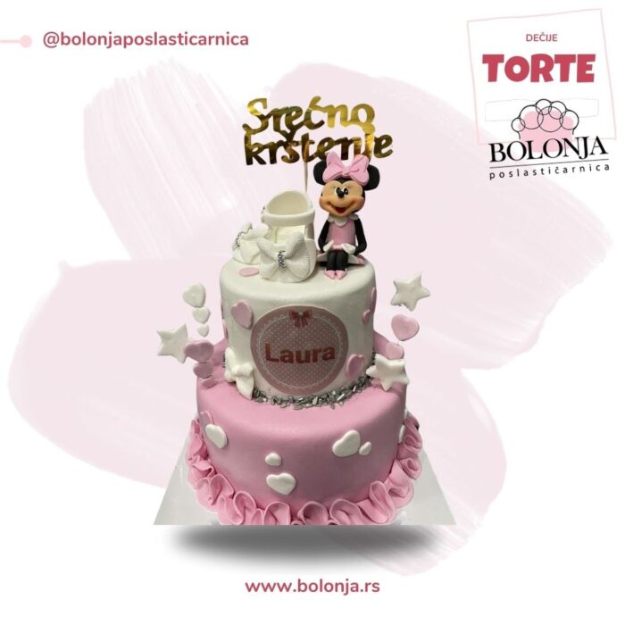 Torta za krstenje minnie mouse Torta za krstenje minnie mouse